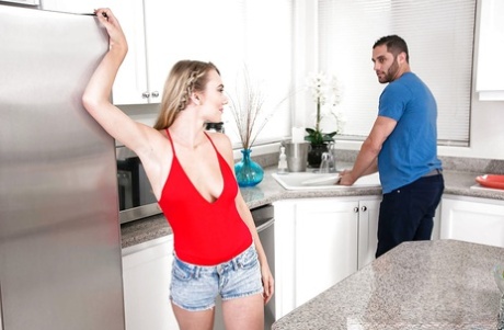 Busty blonde teen Molly Mae taking hardcore fucking of shaved cunt 38411754